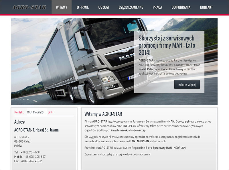 24x36.pl dla AGRO-STAR- responsywna strona www dla firmy
